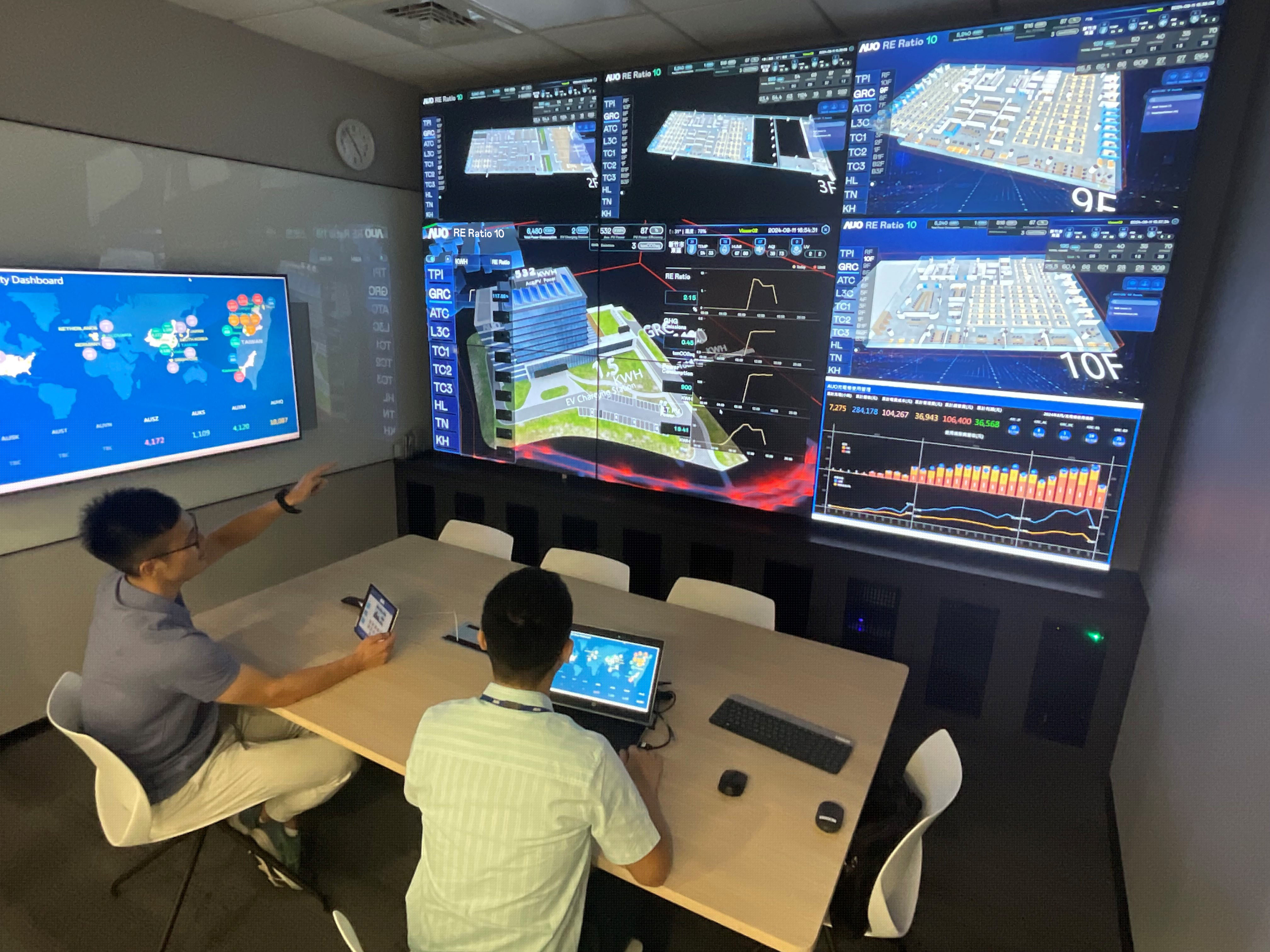 申博太陽城透過子公司申博太陽城宇沛之多任務智能樓宇系統(tǒng)，實時監(jiān)控空調  、照明、綠電的運作情形，提升用電管理效能  ，進行用電優(yōu)化與耗能設備汰換等節(jié)能減碳措施